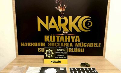 Kütahya’da uyuşturucu operasyonu, 2 kişi tutuklandı
