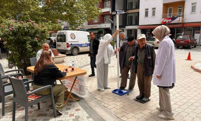 Hisarcık’ta “Kilo kontrolü” uygulaması