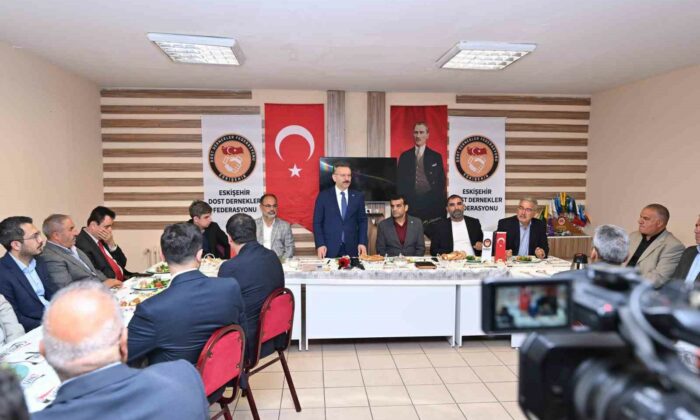 Vali Aksoy, Dost Dernekler Federasyonu’na iade-i ziyarette bulundu