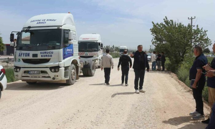 Sünnetci, sürücü kursları sınav alanlarını inceledi