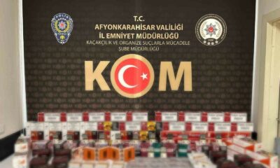 Polis kaçak sigara ele geçirdi