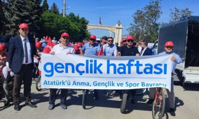 Altıntaş’ta Gençlik Haftası’nda bisiklet turu