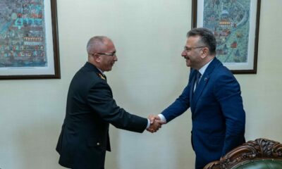 İl Jandarma Komutanı Demir ve jandarma personeli, Vali Aksoy’u ziyaret etti