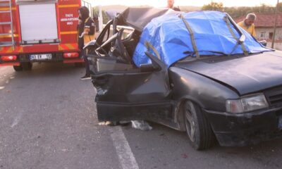 Feci kaza… 2 araç çarpıştı: 1 ölü, 3 yaralı