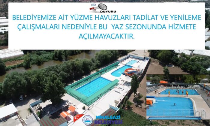 Mihalgazi Belediyesi, Yüzme havuzları Yenileniyor