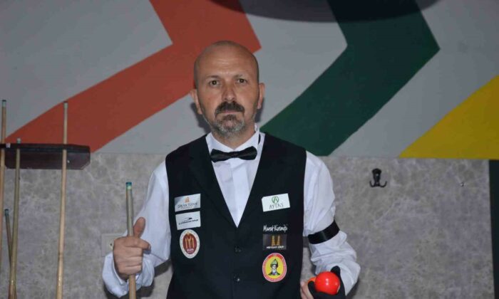 Bilardocu Murat Kiremitçi, dünya üçüncüsüyle yapacağı maça hazırlanıyor