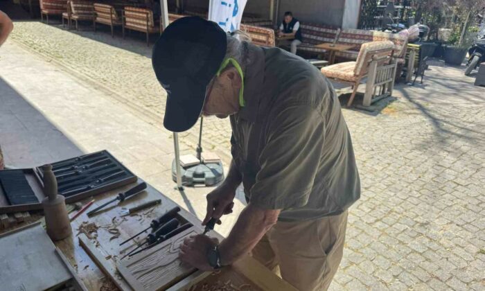 Ahşap kursiyerlerin el emeği festivalde sergileniyor