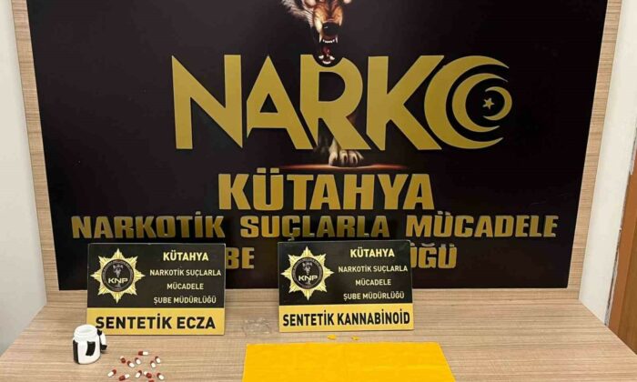 Kütahya’da uyuşturucu ticaretine 2 tutuklama