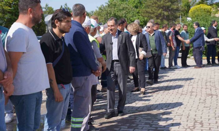 Tepebaşı’nda bayramlaşma
