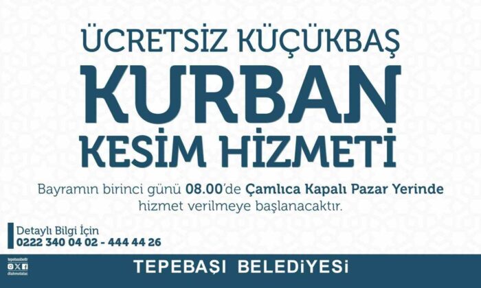 Tepebaşı’nda kesim alanı hazır