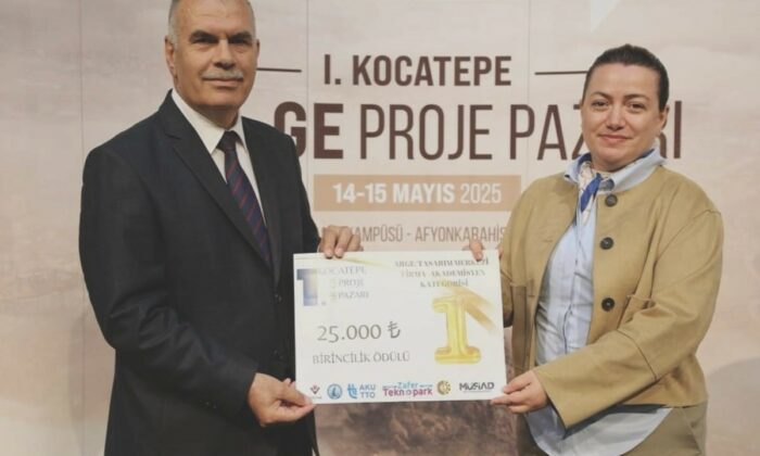 BŞEÜ’e 1. Kocatepe Ar-Ge Proje Pazarı’nda birincilik ödülü