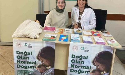 Hisarcık İlçe Devlet Hastanesi’nde “Doğal Olan Normal Doğum” standı