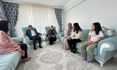 Vali Musa Işın ve eşinden şehit ailelerine anlamlı ziyaret