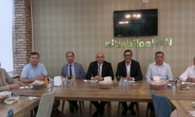 Tavşanlı muhtarlarından Kaymakam Baskın’a duygusal veda