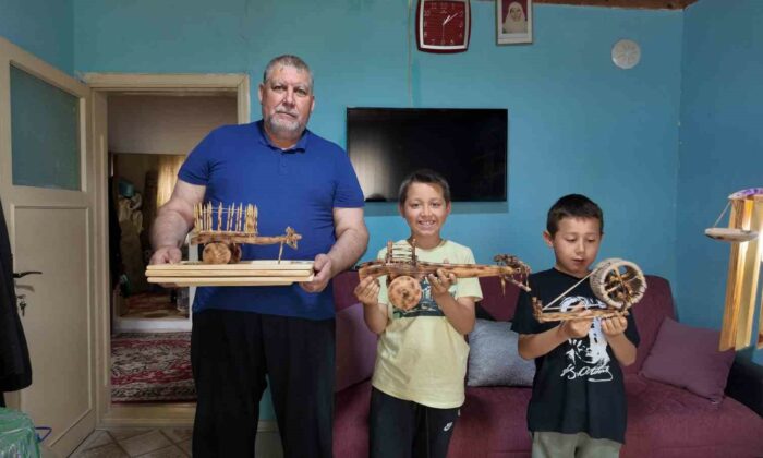 Gedizli usta Yusuf Kartal’ın ahşap tutkusu
