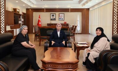 Vali Yiğitbaşı, şehit ailesini makamında ağırladı