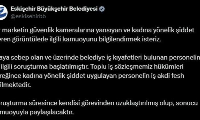 Markette 3 kişiyi darp eden belediye personeli görevinden uzaklaştırıldı