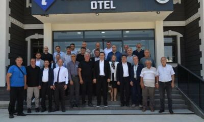 Söğüt muhtarlarından Kaymakam Tuncer’e veda yemeği