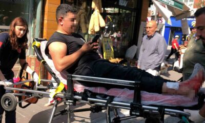 Hastaneye kaldırılırken bile telefonu elinden bırakmadı