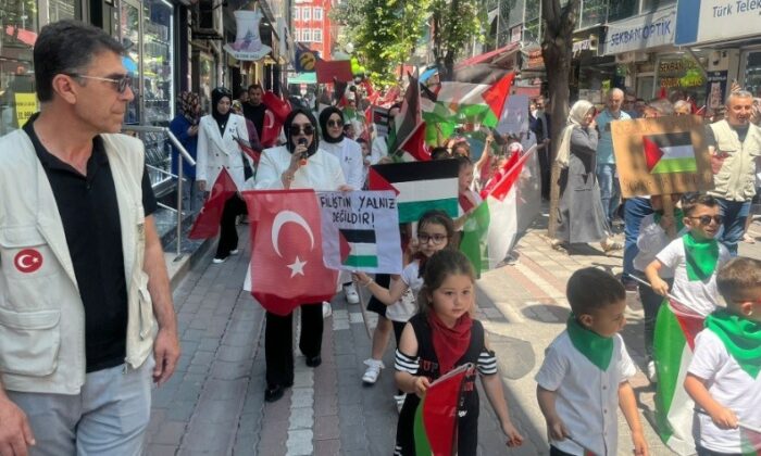 Tavşanlı’dan Filistin’e destek