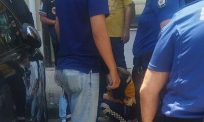 Motosiklet ile otomobilin çarpıştı, 1 kişi yaralandı