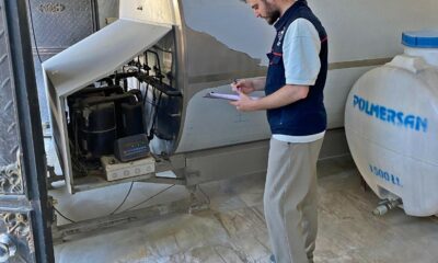 Emet’te süt soğutma tanklarının kontrolü ile sulama göletinde denetim