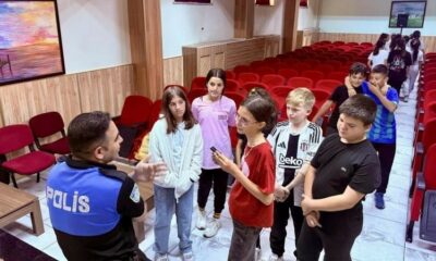 Bilecik’te ortaokul öğrencilerine güvenlik bilgilendirmesi