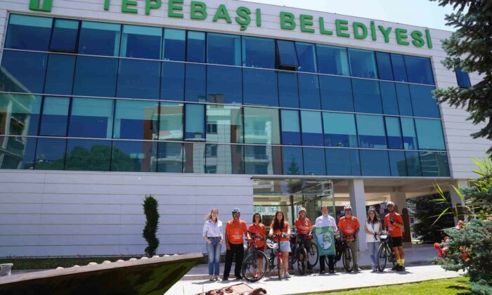 COP30bikeride ekibi Tepebaşı Belediyesi’ni ziyaret etti