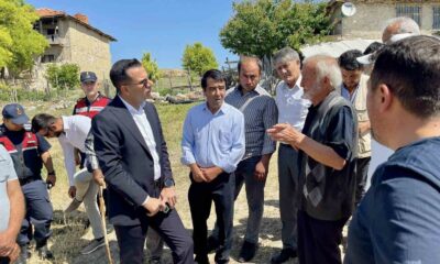 Kaymakam Aslan, Başkimse ve Çatkuyu köylerinde yatırım alanlarını inceledi