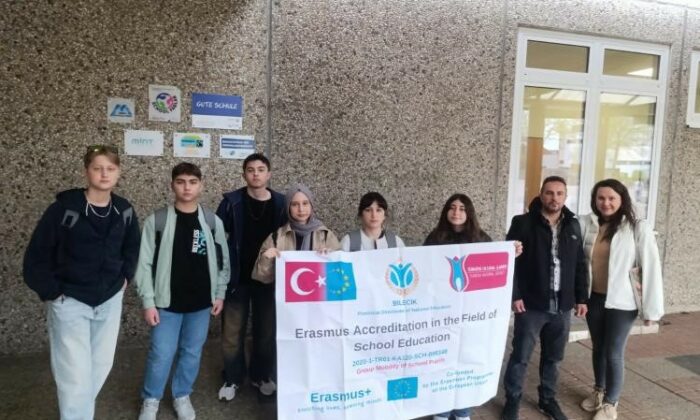 Bilecikli öğrenciler Almanya’da Erasmus hareketliliği katıldı