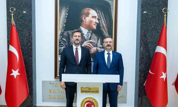 Valisi Hüseyin Aksoy, Büyükelçi Viktor Matis’i makamında kabul etti