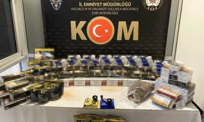 Kütahya’da kaçak sigara operasyonu