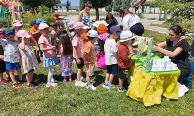 Eğitim-öğretim yılına dondurma şenliğiyle veda ettiler