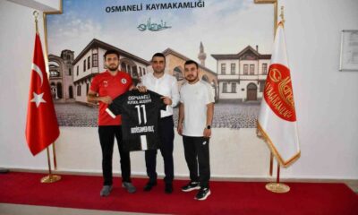 Osmaneli’nde spor alanında yürütülen çalışmalar değerlendirildi