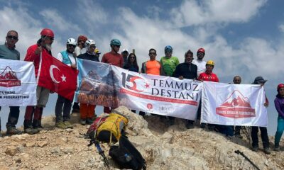 Eskişehir AFAD personeli, ’15 Temmuz Şehitleri Anma Tırmanışı’na katıldı