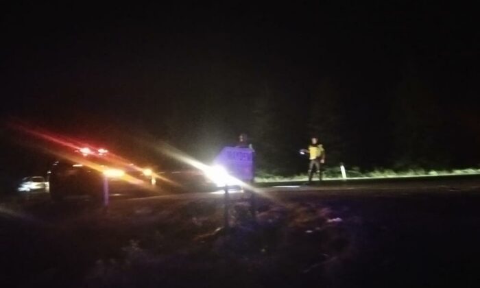 Elektrik tellerine çarpan kuş yangına sebep oldu