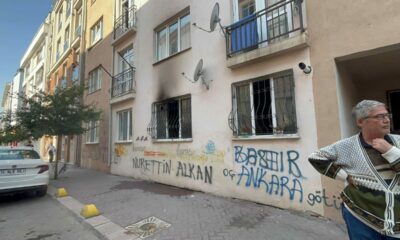 Zemin dairede yangın çıktı, 4 katlı bina boşaltıldı
