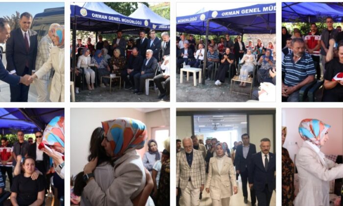 Bakan Göktaş, yangında yaralanan orman işçisini ziyaret etti