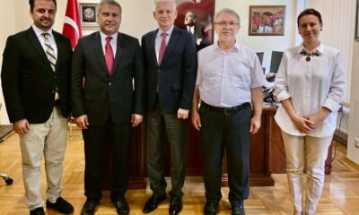 Rektör Adıgüzel, eğitim temaslarına Bulgaristan’da devam etti