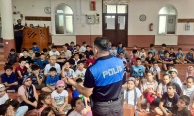 Yaz Kur’an kursu öğrencilerine güvenlik eğitimi