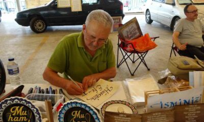 Kütahyalı kaligrafi sanatçısı Akif Ören: “Yazı, ruhun ve bedenin terbiyesidir”