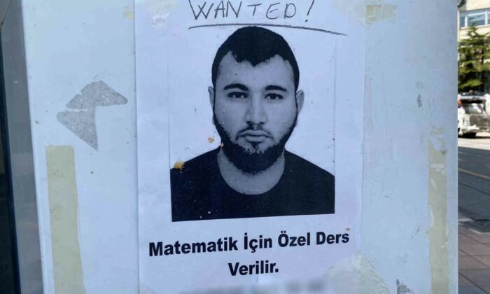 Özel ders ilanı üzerindeki ’wanted’ ibaresi görenleri gülümsetti
