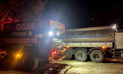 Gediz’deki yangına Kütahya OSB’den destek