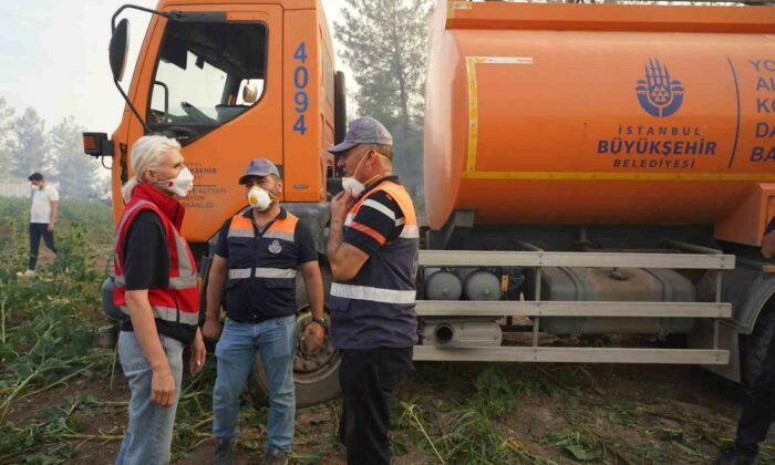 Başkan Subaşı’nın yangınla mücadeledeki gayreti taktir topladı