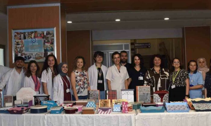 ESOGÜ Hastanesi’nde Uğraş Tedavisi El Sanatları sergisi açıldı