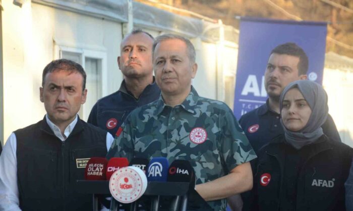 Bakan Yerlikaya: “Bilecik’te 360 hektar tarım alanının zarar gördüğünü tespit ettik”