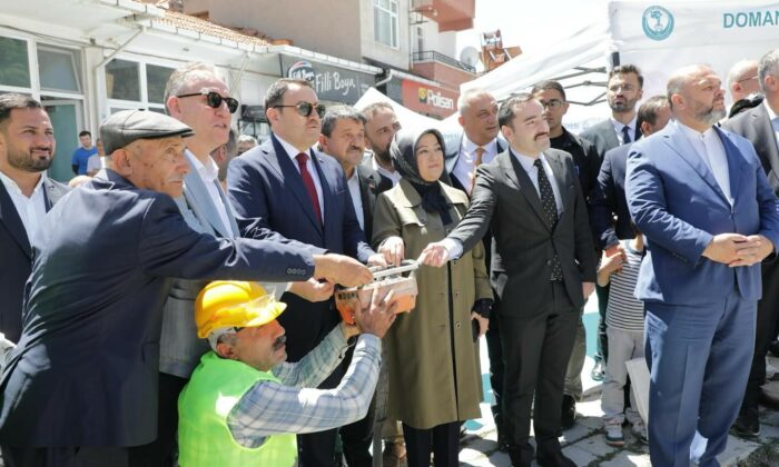 Domaniç’te Sultan Alaaddin Camisi’nin temeli düzenlenen törenle atıldı