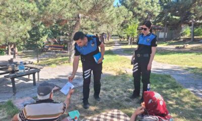 Polis piknikçileri yangınlar konusunda uyardı