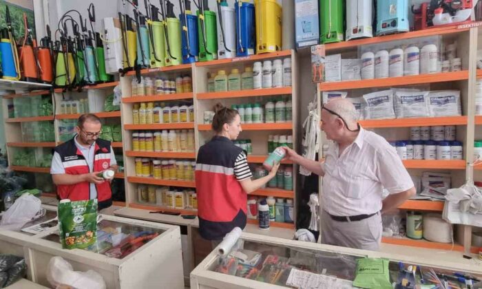 Simav’da bitki koruma ürünü bayilerinde denetim
