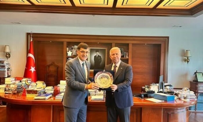 Başkan Eyüp Kahveci’den Mansur Yavaş’a ziyaret
